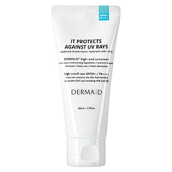 Protector solar coreano SPF50 PA++++, Centella y niacinamida, 2.7