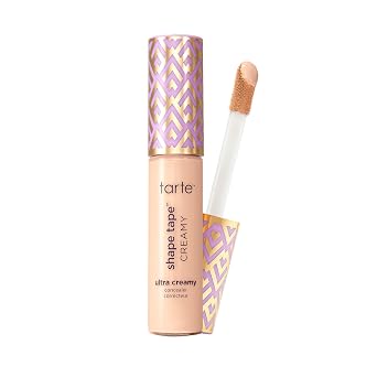 tarte shape tape corrector cremoso – Cobertura completa, hidratante, fórmula de acabado mate natural para debajo de los ojos, ojeras, líneas finas, enrojecimiento, dermatológicamente probado, vegano