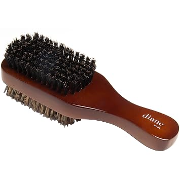 Diane D8114 Cepillo de cerdas de jabalí para hombres, negro, 5-pulgadas.