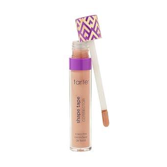 tarte shape tape corrector – Fórmula mezclable para neutralizar la apariencia de imperfecciones, manchas oscuras, decoloración y círculos debajo de los ojos con ácido hialurónico y escualano vegano