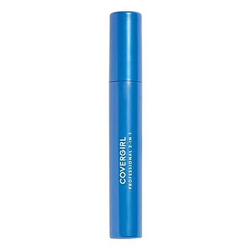 COVERGIRL Máscara Profesional Todo en Uno con Cepillo Curvo Negro y Marrón 210, 0.3 Onzas (el empaque puede variar)