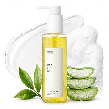 SIORIS Limpiador de gel hidratante con agua cítrica Yuja - Limpiador facial suave de pH bajo para pieles sensibles, eliminación de maquillaje y cuidado de poros, cuidado de la piel coreano 5.07 onzas