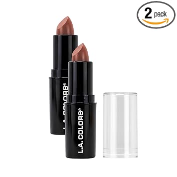 L.A. COLORS Lápiz Labial Pout Chaser, Greedy Indeed CLIPC856 (Paquete de 2)