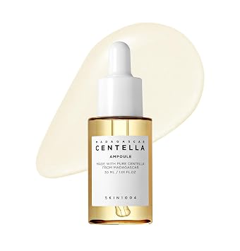 SKIN1004 Ampolla de Centella de Madagascar 30ml, 1.01 fl.oz, suero facial coreano con Centella Asiática para cuidado hidratante y humectante, suero facial calmante para equilibrio y brillo de la piel