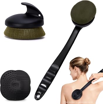 Brocha de maquillaje corporal extra grande - Cepillo autobronceador con