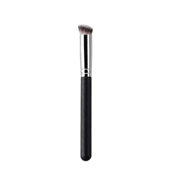 Concealer Brush Mini Angled Flat Top Kabuki Nose Brush For Concealer Blending Setting Powder Liquid Cream Professional Small Makeup Brush (270 Concealer Brushes)