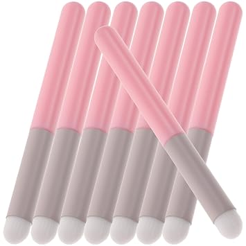 8pcs Lip Makeup Brush Set with Precise Application for Foundation