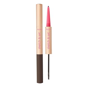 tarte big ego sketch & set brow pencil & tinted gel – 2-in-1 Precision Waterproof Eyebrow Pencil & Gel to Shape, Tint & Set for Longwear Fuller-, Thicker-looking Brows, Vegan & Cruelty Free