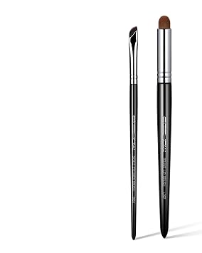 EIGSHOW EIGSHOW - Brocha para labios y delineador de ojos, pincel delineador de ojos en ángulo con forma de hoz, pincel de maquillaje para delineador de ojos preciso, para cejas, párpados ultrafino