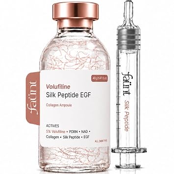 Silk Peptide Serum - Korean Hydrating Face Serum with Niacinamide, Hyaluronic Acid, Peptides and Collagen for Dry Skin, All Skin Types