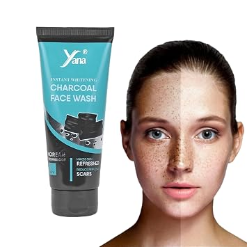Yana Limpiador facial y limpiador facial negro carbón para pigmentación para mujeres de Korean Technoloy