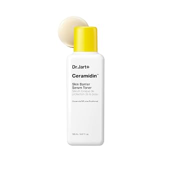 Dr.Jart+ Ceramidin Skin Barrier Repair - Tónico coreano de suero facial con ceramidas, tónico lechoso, cuidado de la piel coreano, 5.07 onzas líquidas