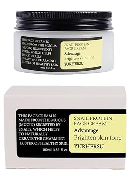 Crema facial hidratante 93% de mucina de caracol coreano, 3.52 onzas