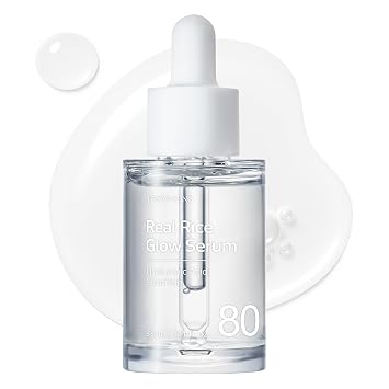 TOSOWOONG Suero de Brillo Real de Arroz con 80% de Agua de Salvado de Arroz y Niacinamida para Manchas Oscuras, Tono de Piel Desigual, Piel Opaca, Brillo Radiante y Cuidado Diario de la Piel K-Beauty