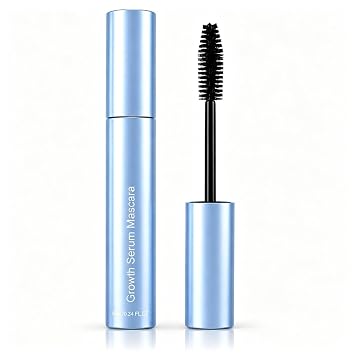 Korean Growth Serum Mascara, New Upgrade Korean Mascara, Infused with Growth Serum for Defined, Smudge-Proof, for All Skin Type