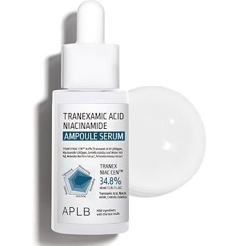 APLB Suero de ampolla de niacinamida de ácido tranexámico | TRANEX NIAC CEN 34.8% 1.35 FL.OZ/Korean Skincare, Cuidado de las manchas, Manchas oscuras, Ayuda con la decoloración de la piel