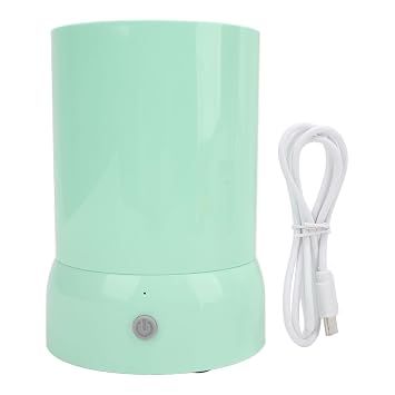 Máquina limpiadora de brochas de maquillaje eléctrica Limpieza eficiente de cepillo USB portátil Set de belleza verde