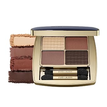 Estée Lauder La paleta de sombras de ojos esencial de duración prolongada The Essential Eyeshadow Quad | Dar forma, esculpir, magnificar, 0.14 onzas