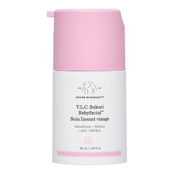 Drunk Elephant T.L.C. Sukari Babyfacial - Exfoliating Face Mask - Clean Clinical Skincare - Cruelty-Free - Dermatologist-Tested - Free of Essential Oils, Silicones, and Fragrance