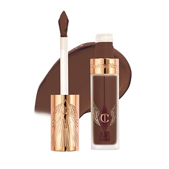 Charlotte Tilbury AIRbrush Corrector de desenfoque impecable – Corrector para ojeras, manchas y más – Hidratante, cobertura completa con un acabado mate natural