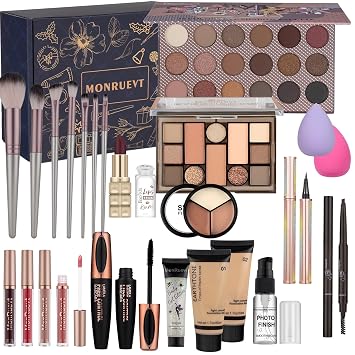 Juego de maquillaje todo en uno para mujeres, kit completo de maquillaje