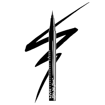 NYX PROFESSIONAL MAKEUP Epic Ink Liner, delineador líquido impermeable, negro, fórmula vegana