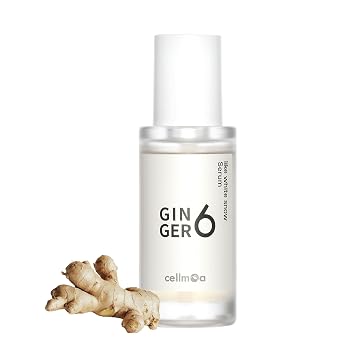 Suero facial - 70% agua de jengibre, hidratación profunda con niacinamida y ácido hialurónico, revitalizante cuidado de la piel coreano para una piel brillante, 1 onza líquida