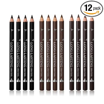 Kit de lápiz de cejas de 3 colores, lápiz de cejas de múltiples