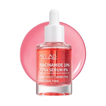 TXA 4% Suero+Niacinamida 10% con Arbutina, Ceramidas, Suero Facial de Ácido Tranexámico, Piel de Cristal Coreano, Refina la Textura de la Piel, Cuidado del Tono Desigual 1.Fl.oz/30Ml