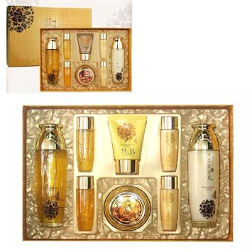 Juego de cuidado facial de lujo premium para mujer (4 piezas) belleza y cuidado personal, nutritivo e hidratante, calmante cosmético coreano para Yedam Yun Bit