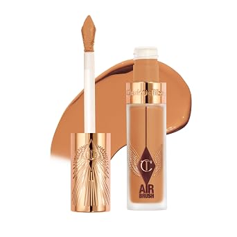 Charlotte Tilbury AIRbrush Corrector de desenfoque impecable – Corrector para ojeras, manchas y más – Hidratante, cobertura completa con un acabado mate natural