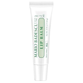 Mario Badescu Bálsamo Labial Hidratante para Labios Agrietados y Secos, Infundido con Aceite de Coco y Manteca de Karité, Cuidado Labial Ultra-Nutritivo para Labios Suaves, Lisos y Flexibles