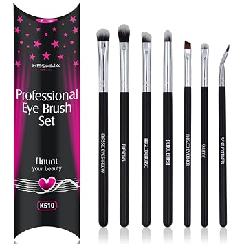 Brochas profesionales de maquillaje de ojos de Keshima - Pinceles para