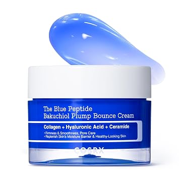 COSRX The Blue Copper Peptide Bakuchiol Cream, coreano antienvejecimiento