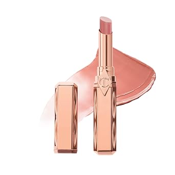 Charlotte Tilbury Pillow Talk Blush Balm Lip Tint - Lápiz labial transparente de larga duración, bálsamo y tinte para labios hidratados y de aspecto regordete