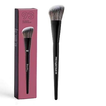 Bueart Design Cepillo de maquillaje Pro Angled Blush 93, pelo suave y