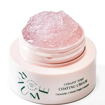 RAUME Crema de revestimiento Glow Barrier, hidratante facial ligero con cápsulas de aceite natural, 27% de agua de frutas cítricas y complejo de ceramida, cuidado de la piel coreano (1.69 fl oz)