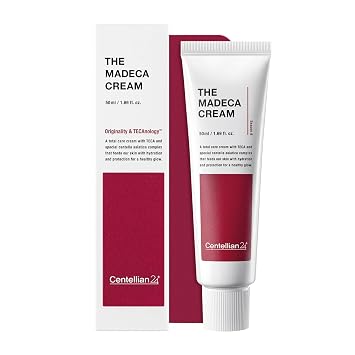 CENTELLIAN 24 Madeca Cream (Temporada 6, 1.7 fl oz) - Hidratante Centella para el rostro, cuidado de la piel coreano. Piel seca y sensible. TECA, Centella Asiatica, Madecassoside