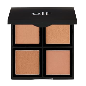 e.l.f. Paleta de Bronceador - Bronzed Beauty Bronceador para Mujeres 0.56 oz