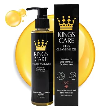 Aceite de limpieza profunda para el cuidado de la piel para hombres, removedor de puntos negros para la nariz, limpiador de poros para hombres, limpiador coreano de aceite para el cuidado de la piel