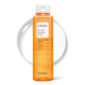 COSRX 5 PDRN B5 Vital Toner Suavizante - Tónico coreano para rejuvenecer y calmar la piel con ADN de salmón, centella, lactobacilos PDRN y pantenol, cuidado de la piel coreano, regalos de Navidad