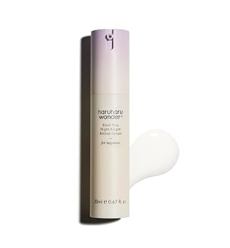 haruharu wonder Black Rice Night Knight Retinol Serum, 0.67 fl. oz, Firming