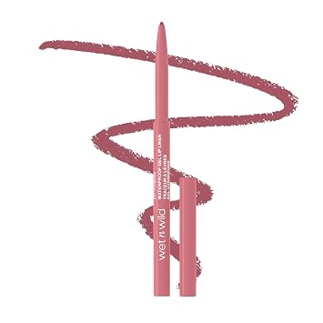 wet n wild Perfect Pout - Lápiz delineador de labios de gel retráctil mate, rico color cremoso de larga duración, aplicación bien definida e impecable, vegano y libre de crueldad - Purple Lay Down the
