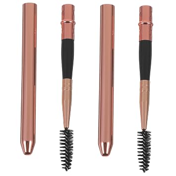 minkissy 2 piezas de cepillo para rizar pestañas, varitas de rímel, aplicador de varita de pestañas para ojos brillantes