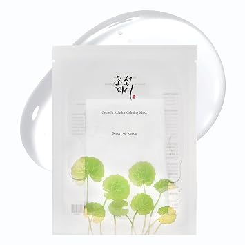 Beauty of Joseon Mascarilla Calmante de Centella Asiática, Mascarilla Facial en Hoja Hidratante y Calmante Cica para Todo Tipo de Piel, Cuidado Coreano de la Piel para Hombres y Mujeres, 10 hojas