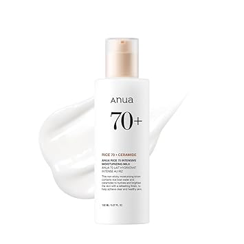 ANUA Rice 70 Intensive Moisturizing Milk, 5.07 fl.oz