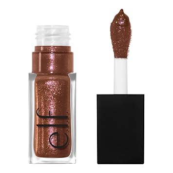 e.l.f. Glow Reviver Aceite Labial, Nutritivo e Hidratante con Acabado Brillante de Alto Brillo y Toque Transparente de Color, Aroma a Menta, No Pegajoso, Vegano y Libre de Crueldad Animal, Crystal