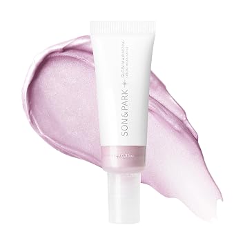 SON&PARK Resaltador líquido que maximiza el resplandor, iluminador vegano en crema iluminadora para piel de cristal, acabado brillante y rocío de larga duración, realzador de brillo de maquillaje