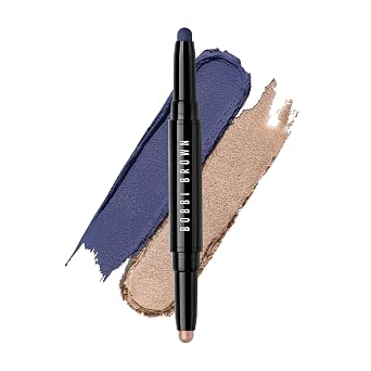 Bobbi Brown Barra de sombra en crema de larga duración de doble punta | Barra de sombra de ojos Swipe & Go Cream | 24 horas de uso para ojos sin esfuerzo, 0.06 onzas