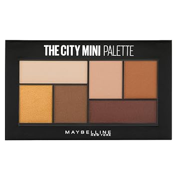 Maybelline New York The City Mini paleta de sombra de ojos, Hi-Rise Sunset, 0.14 onzas